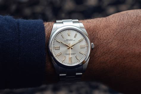 rolex oyster perpetual thickness.